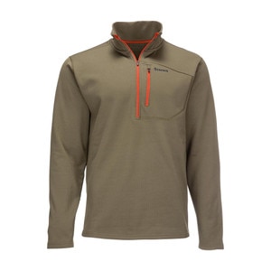 Simms Thermal 1/4 Zip Top Men's in Dark Stone